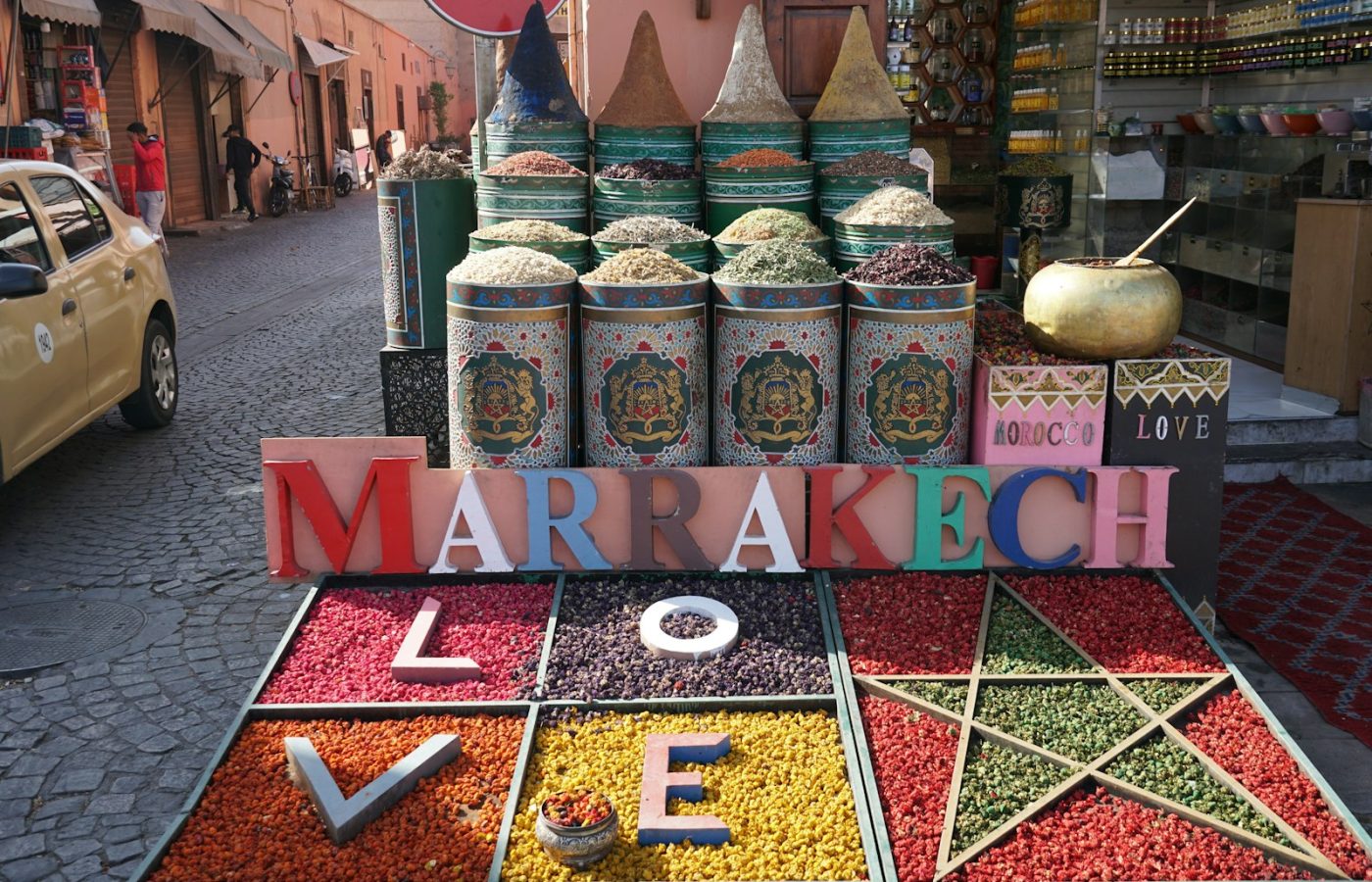 Spices in Marrakesh market