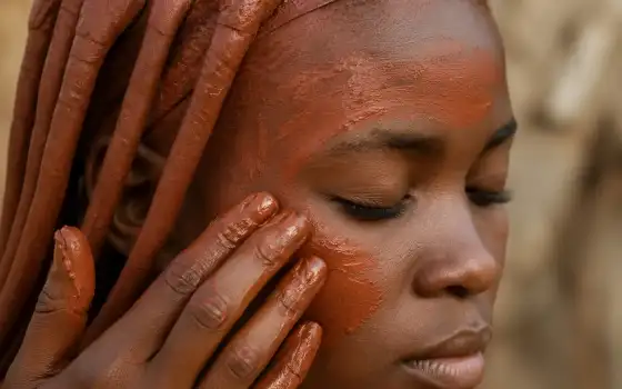 Why Do Himba Women Use Red Ochre?