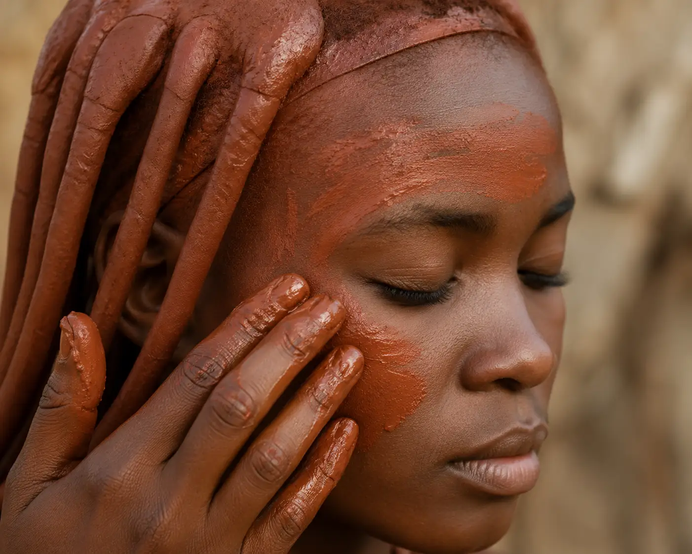 Why Do Himba Women Use Red Ochre?