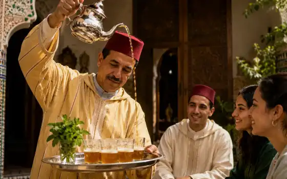 Why Do Moroccans Pour Mint Tea From So High?